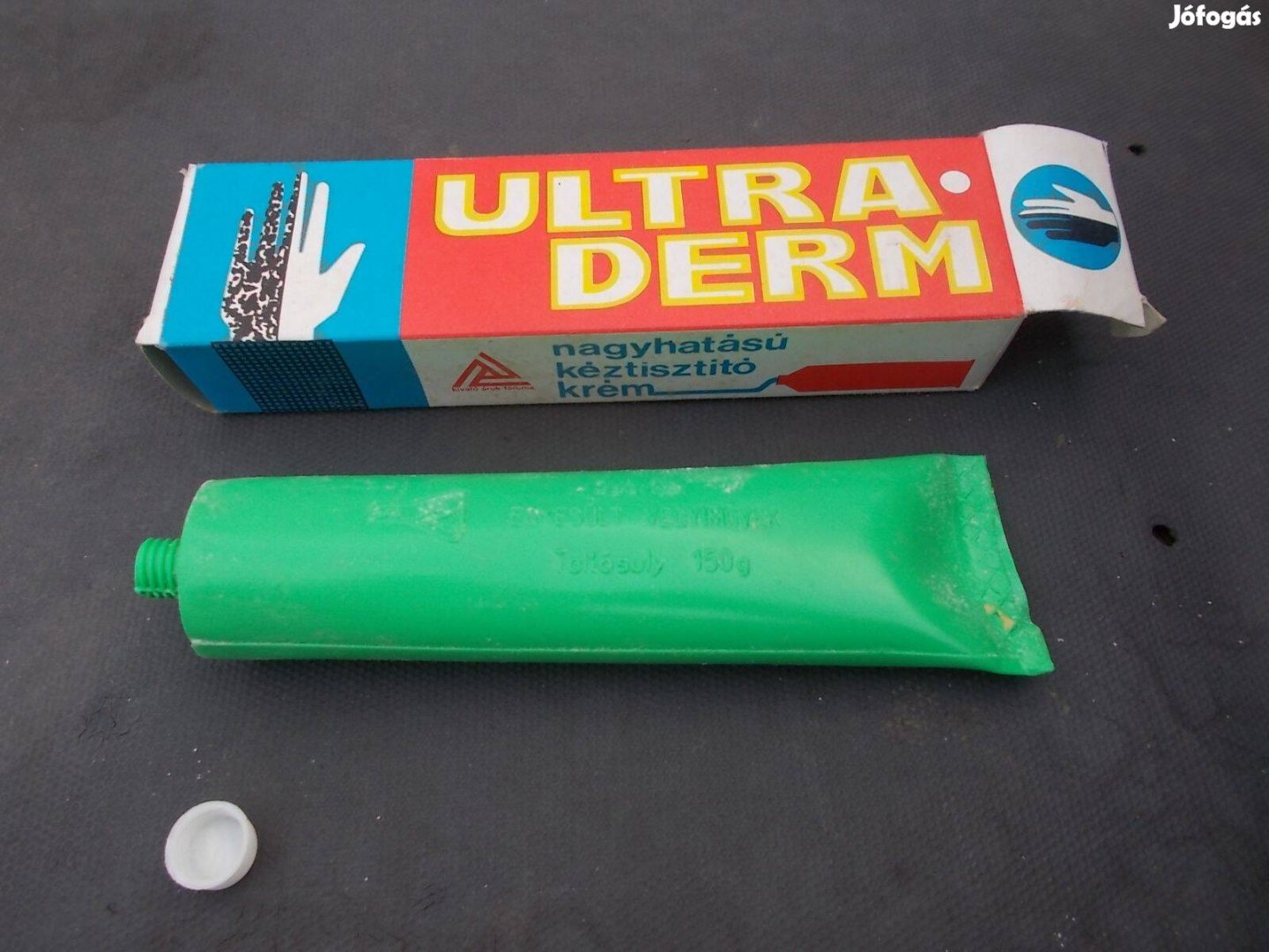 Retro ultraderm kézmosószer bontatlan és papirdobozában 1970