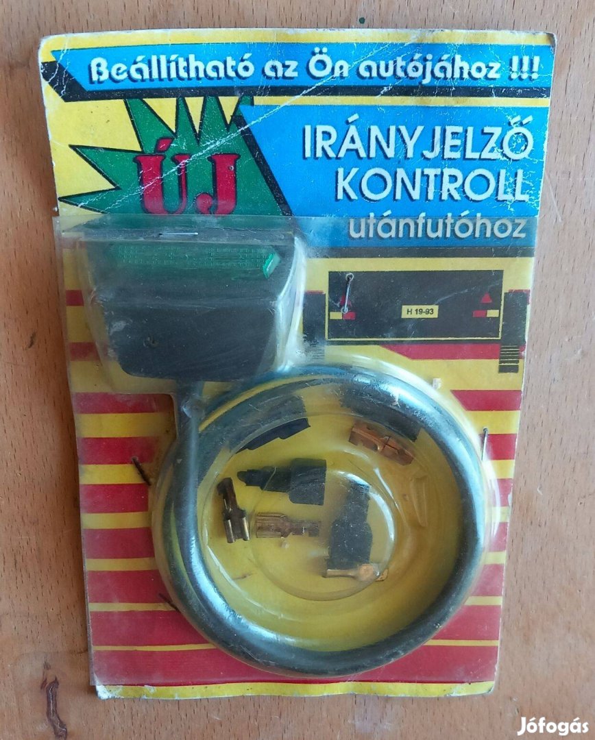 Retró utánfutó irányjelző visszajelző index kontroll
