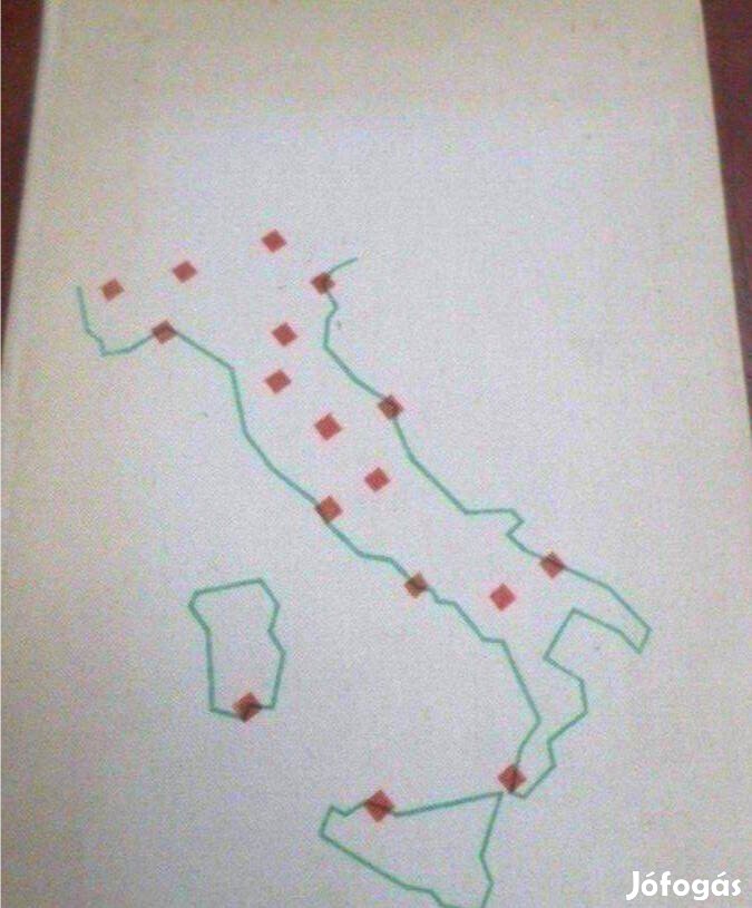 Retro utikönyv Olaszország könyv 1971