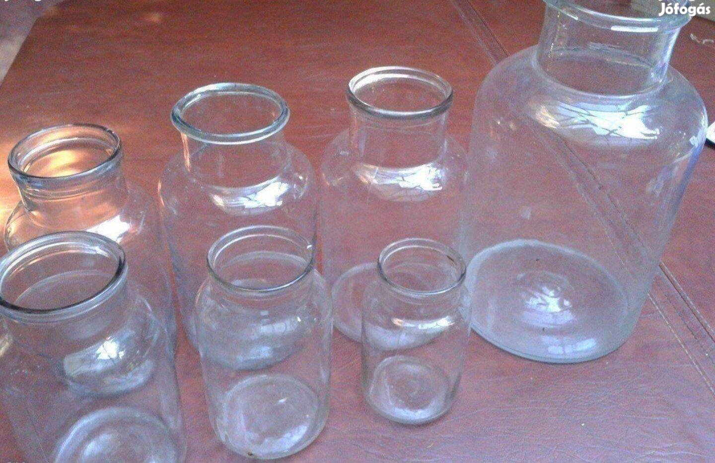 Retro üveg gyűjtemény