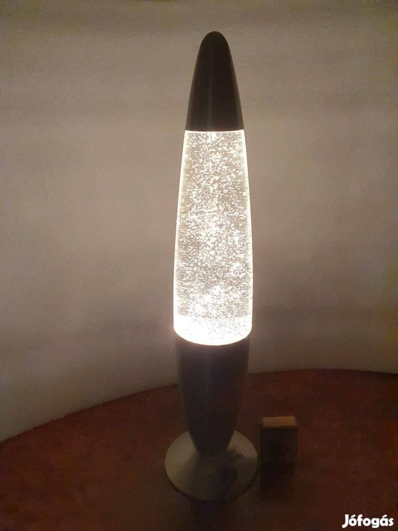 Retro varázslatos nagyméretű glitteres lávalámpa lakásdekorá