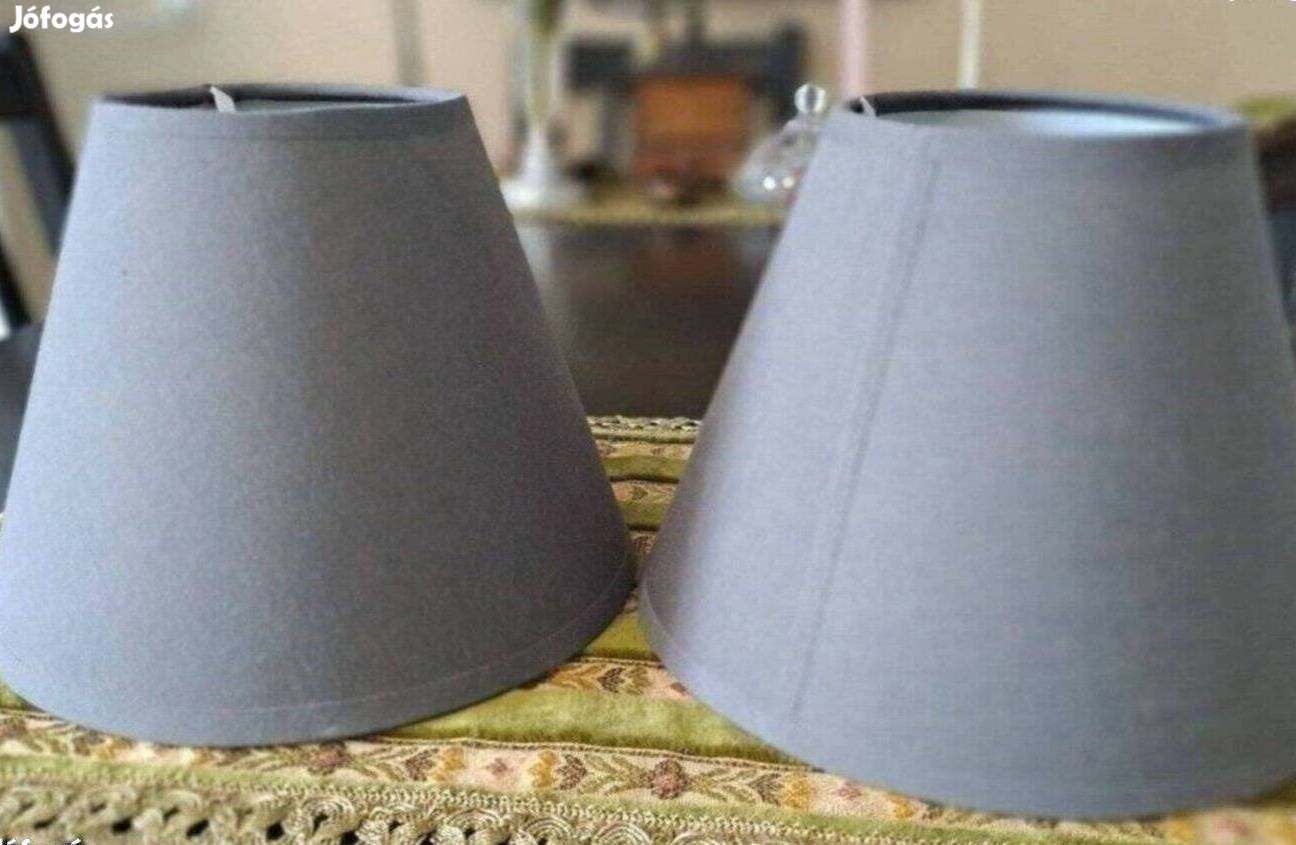Retro vászon lámpabura pár