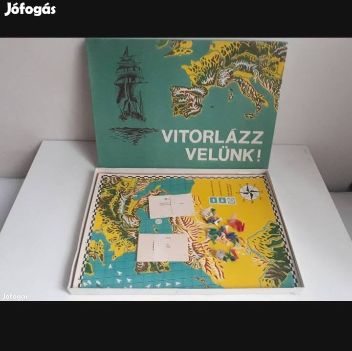 Retro vitorlázz velünk! társasjáték