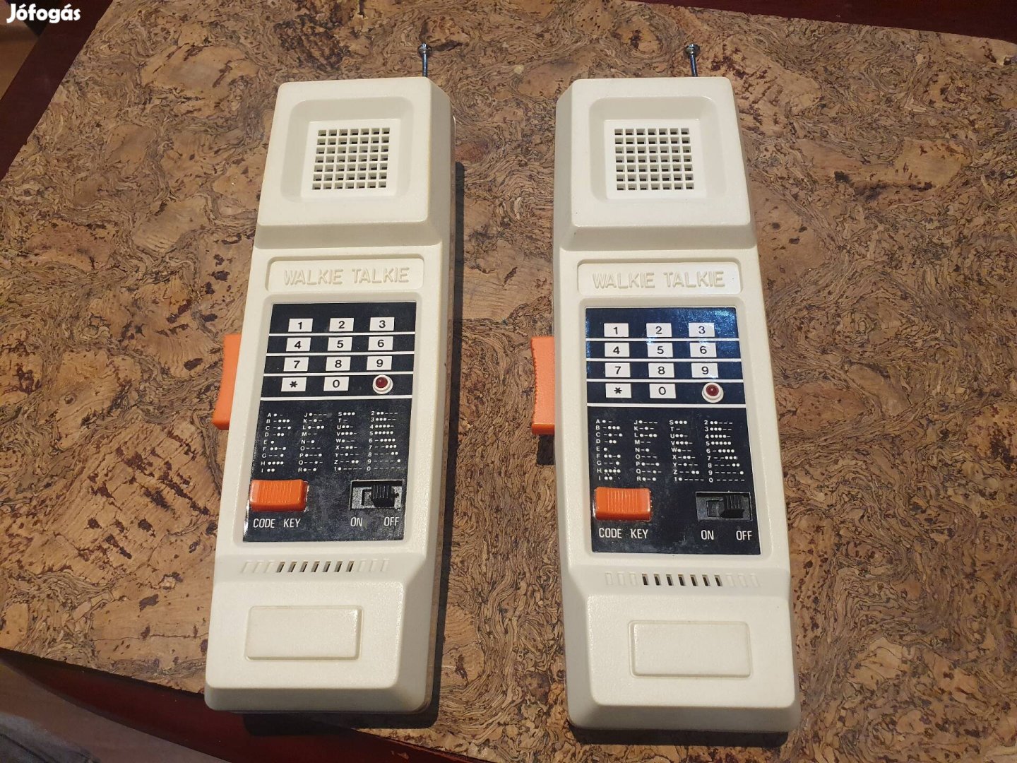 Retro walkie takies maxim CB rádió újszerű dobozában szocreál kádár