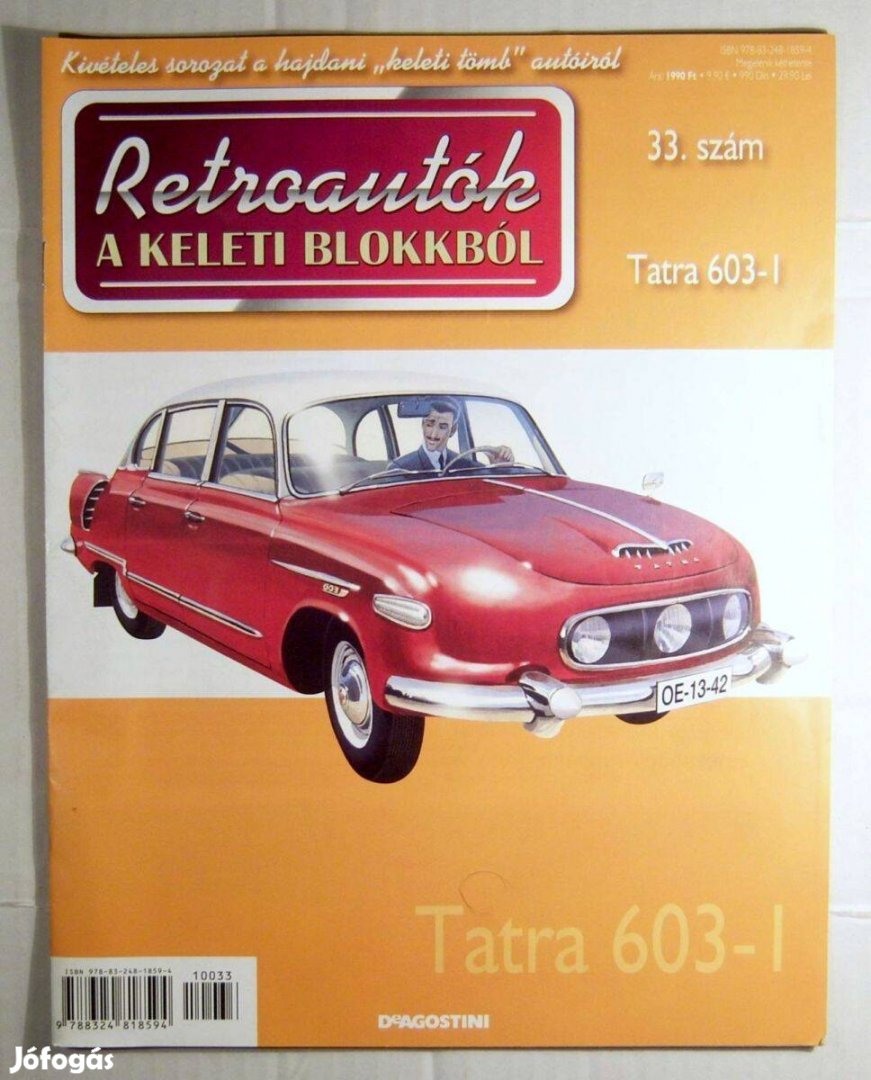 Retroautók 33.szám Tatra 603-1 (csak újság)