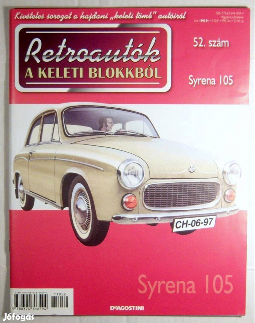 Retroautók 52.szám Syrena 105 (csak újság)