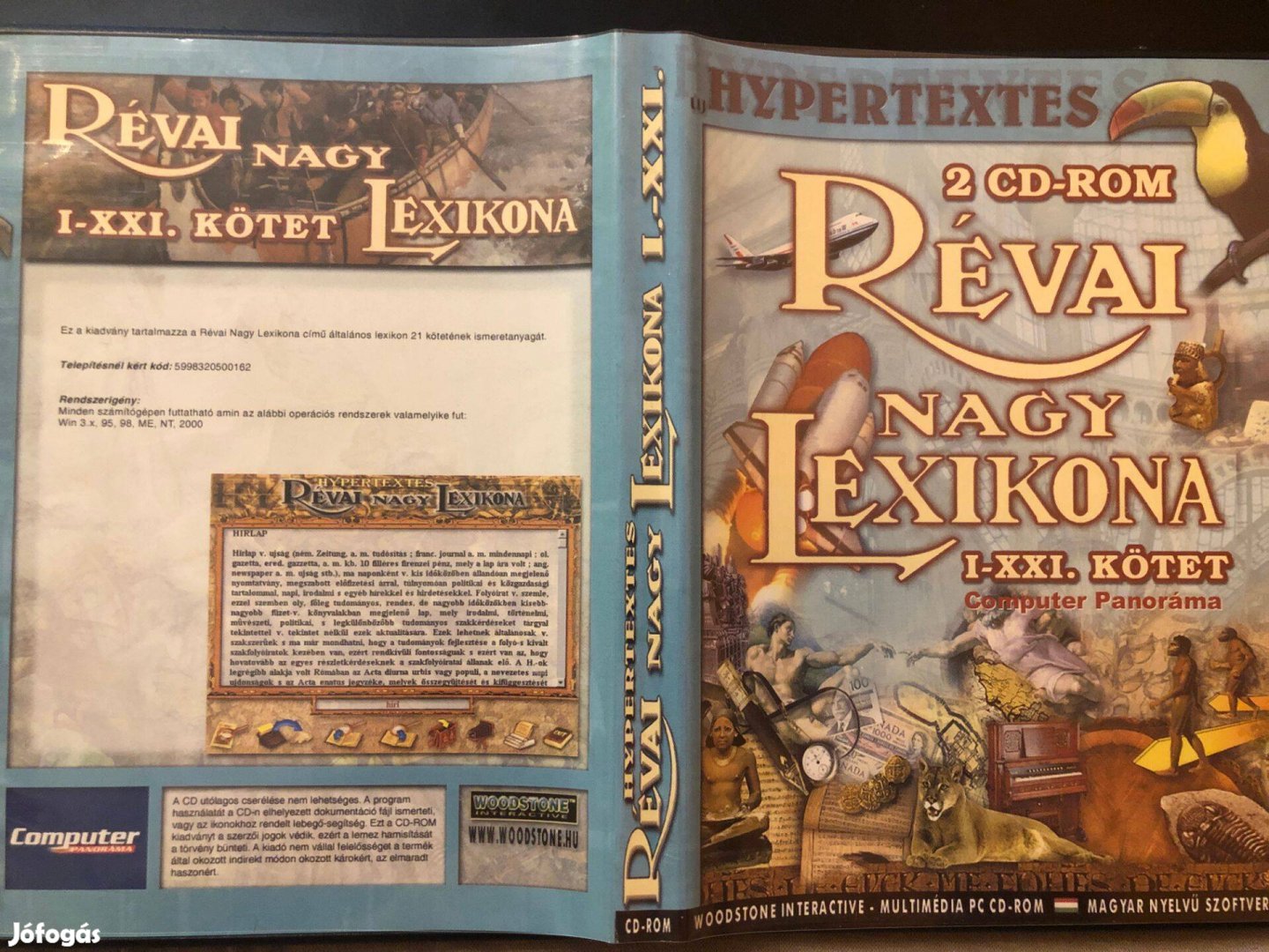 Révai nagy lexikona I-XXI. kötet CD-ROM (duplalemezes)