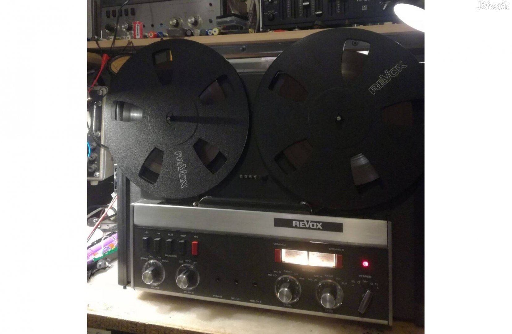 Revox A77 1/2 sávos szalagos orsós magnó 1 év garanciával eladó