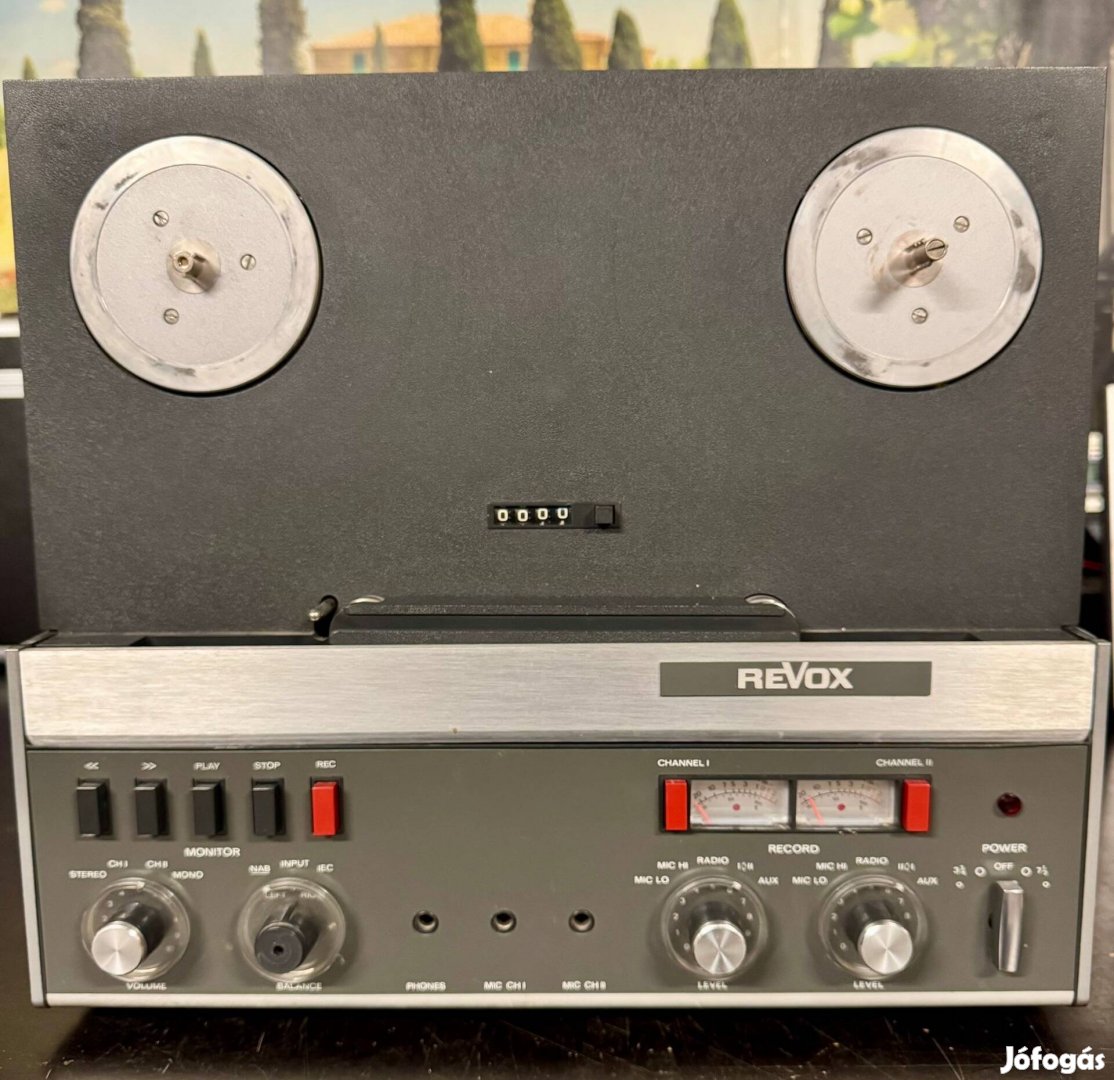 Revox A77 MK III-as 1/2 sávos 