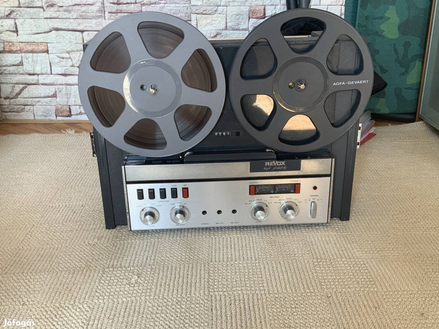 Revox A 77   1/2 sávos Nagy Orsos Magno igen jó állapotban 