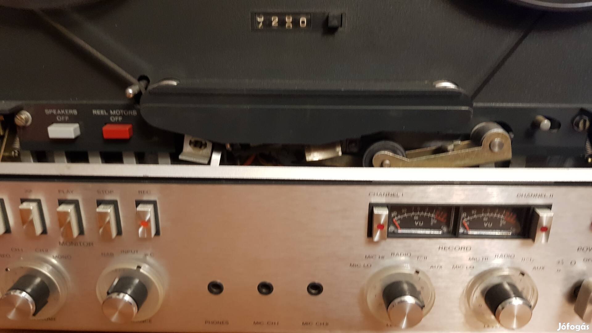 Revox A 77 kétszer félsávos orsós magnetofon 