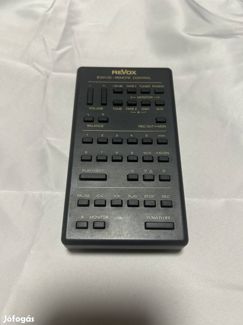 Revox B201CD Remote Control