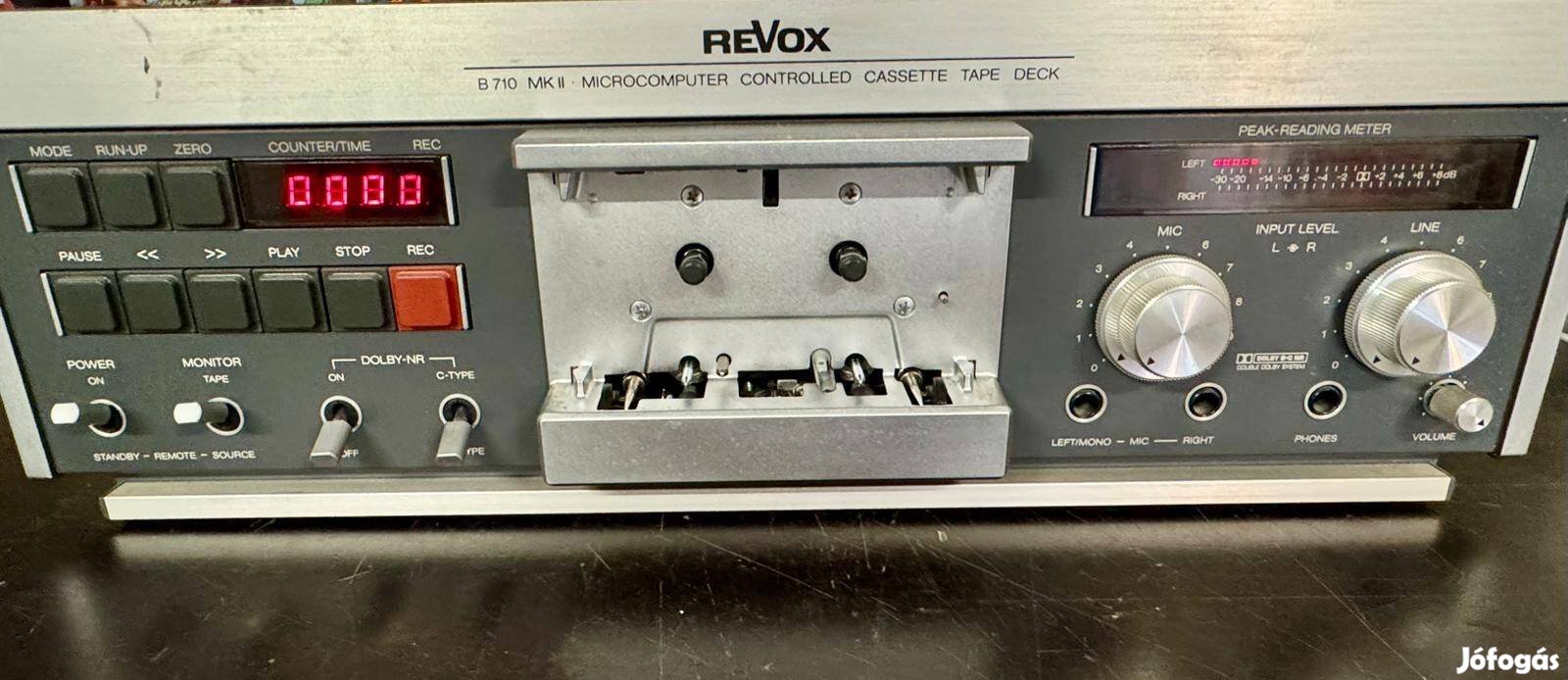 Revox B710 Mkii magnó porvédővel