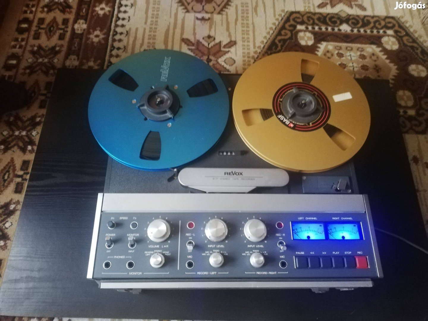 Revox B77 tipusú szalagos magódeck eladó