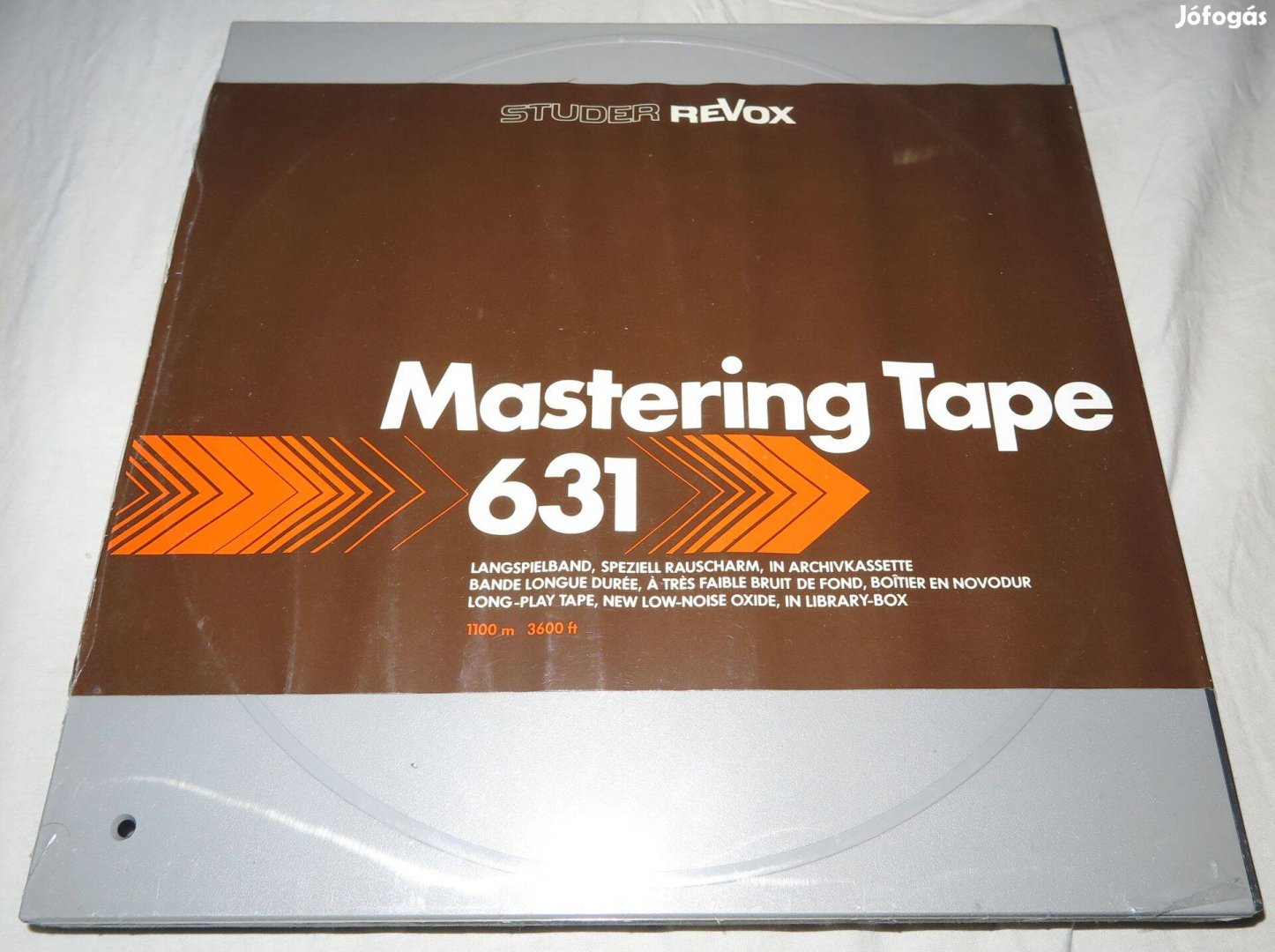 Revox Mastering Tape 631 - 26,5cm-es bontalan orsós szalag