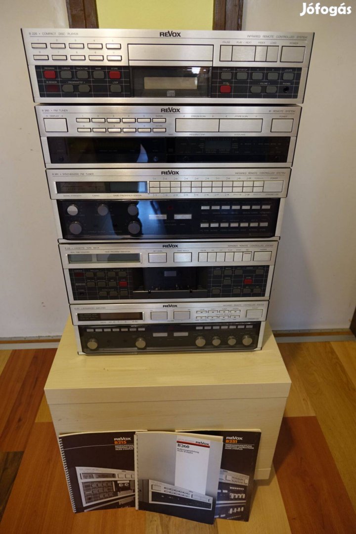 Revox deck erősítő cd tuner +távirányító