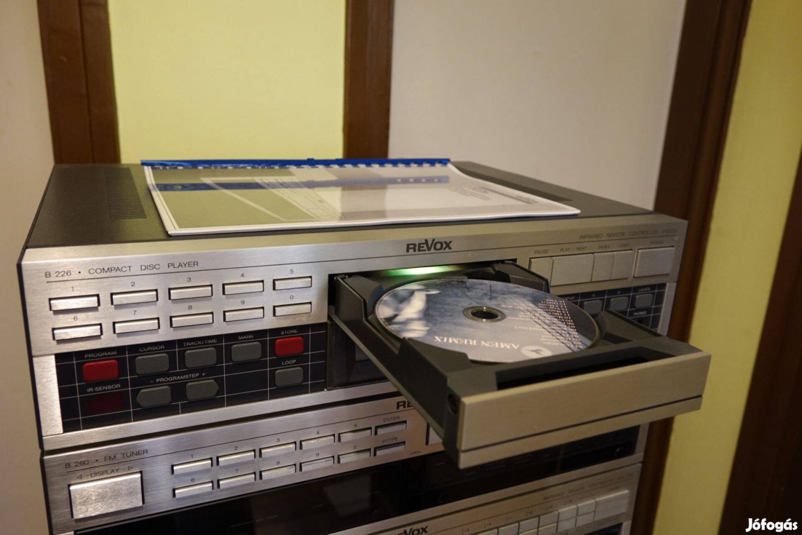 Revox deck erősítő távirányító tuner cd