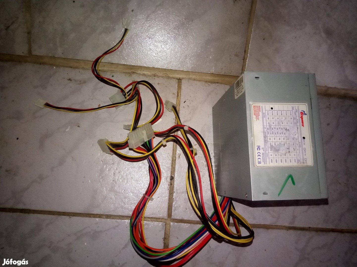 Rexpower PL-350 350W-os tápegység számítógépbe tesztelt,