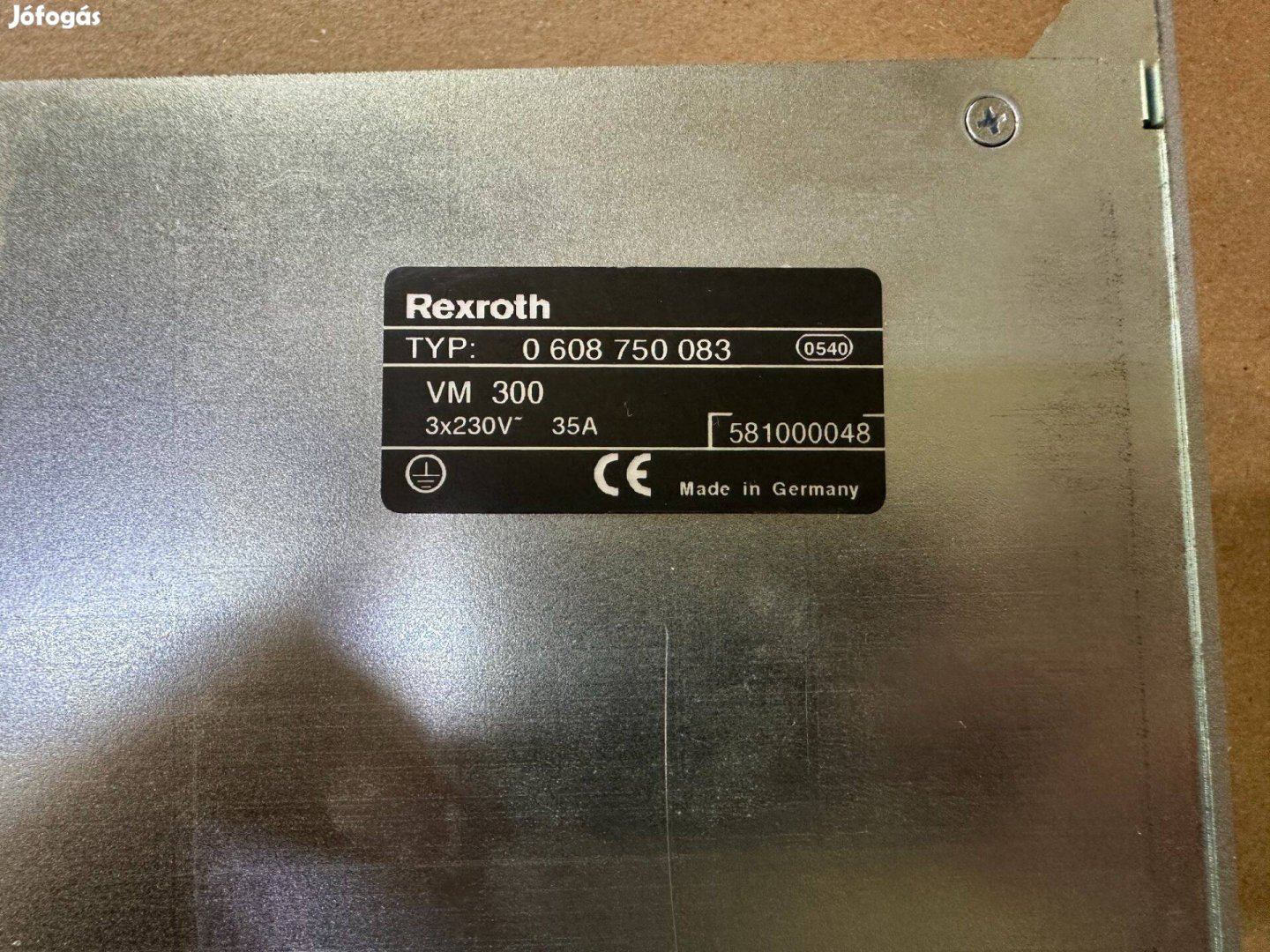 Rexroth 0608750083 tápegység