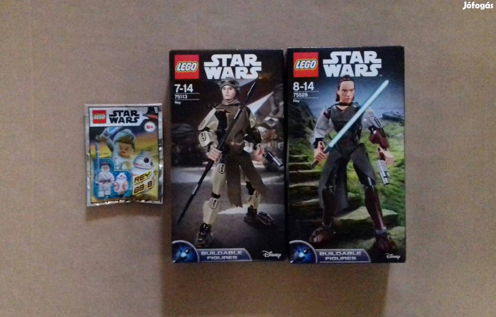Rey: bontatlan Star Wars LEGO 75113 75528 + Rey & BB-8 minifigura Foxá