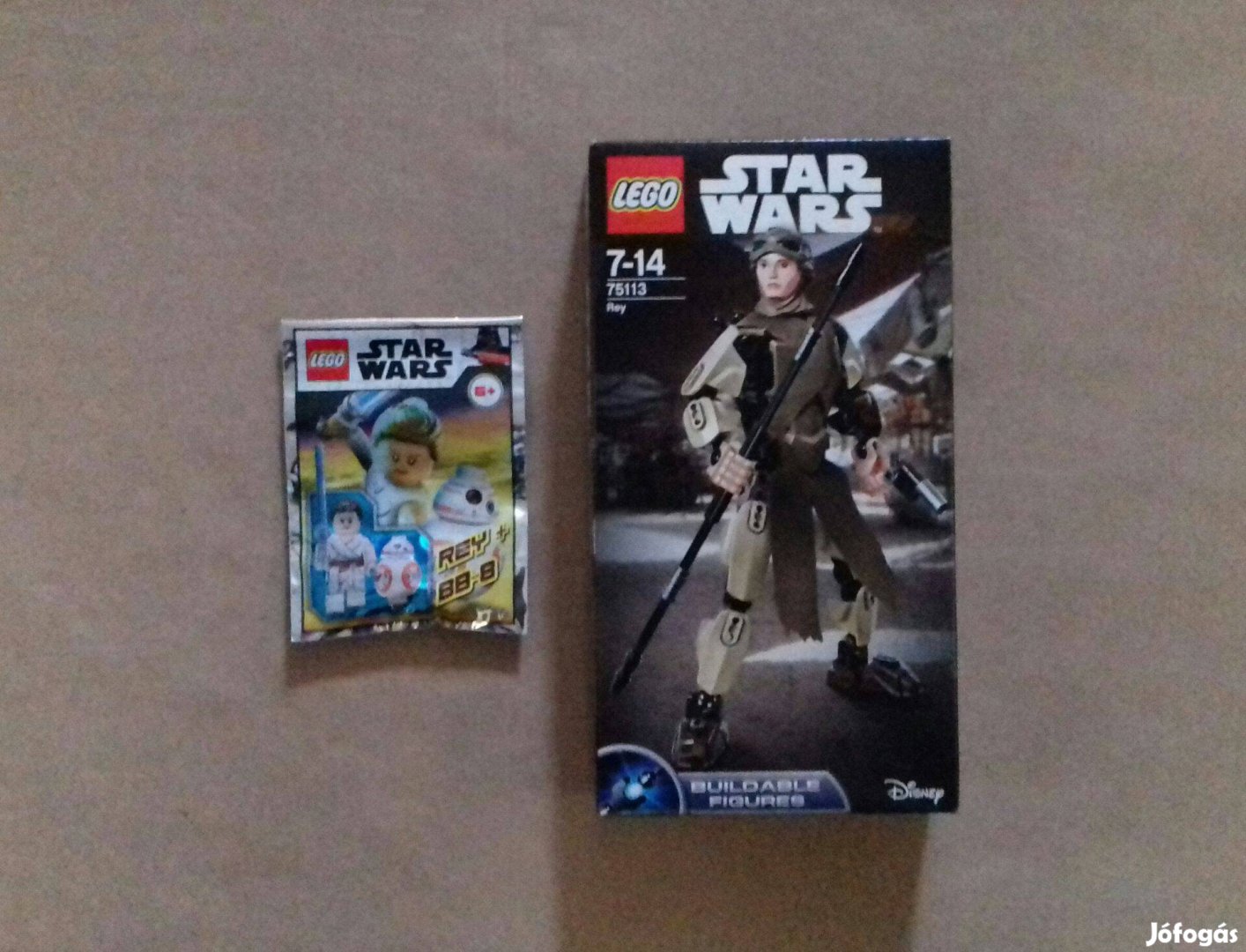 Rey: bontatlan Star Wars LEGO 75113 Rey + Rey & BB-8 minifigura Fox.ár