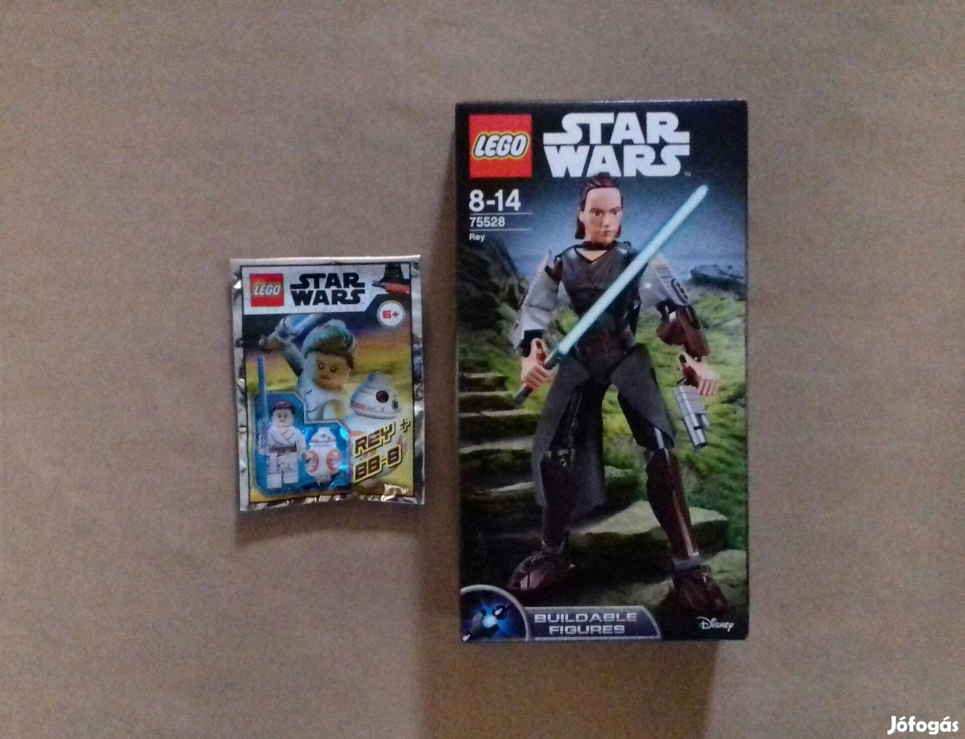 Rey: bontatlan Star Wars LEGO 75528 Rey + Rey & BB-8 minifigura Fox.ár
