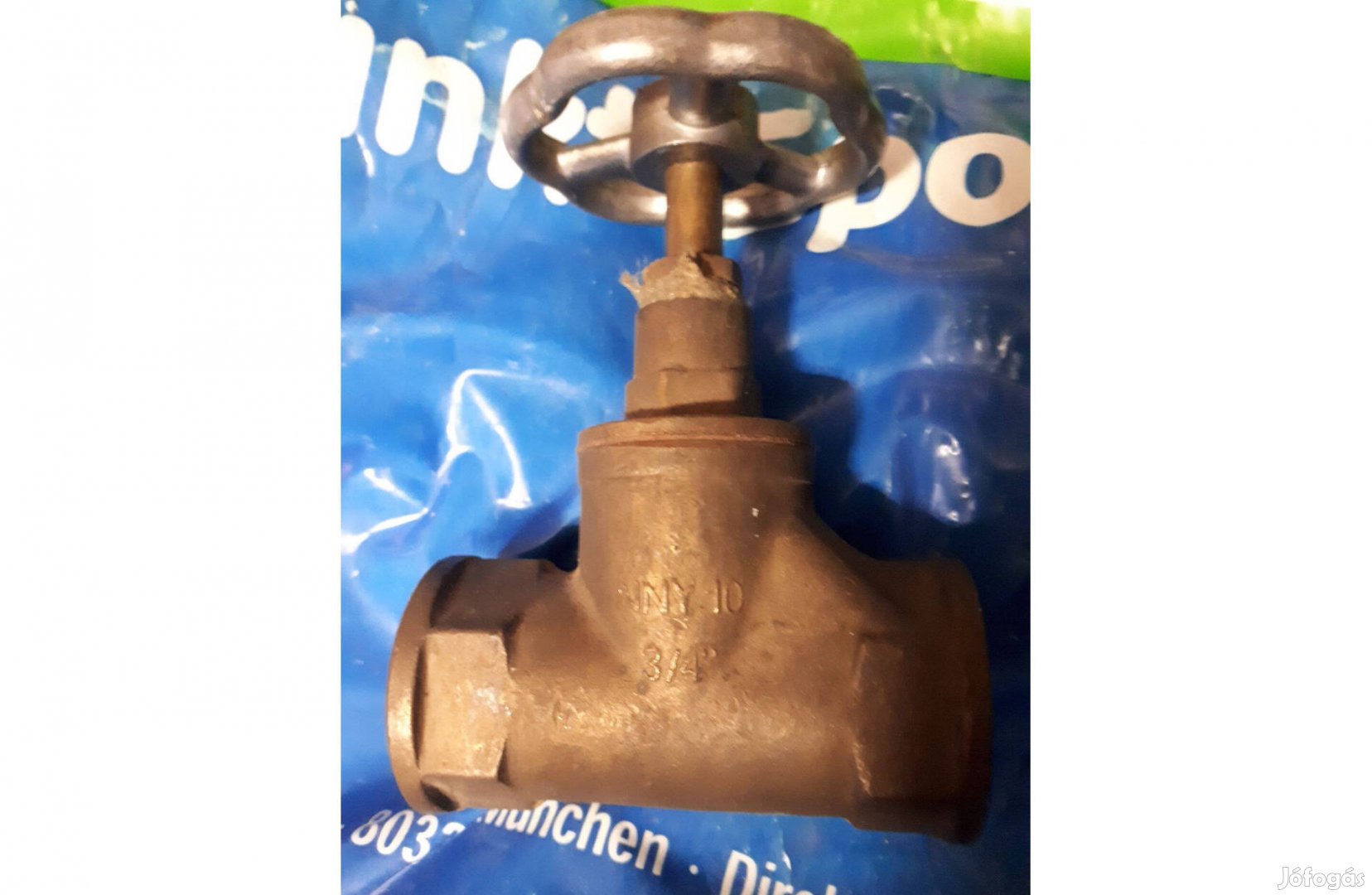 Réz 3/4-es egyenes szelep eladó !