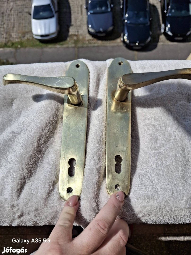 Réz ajtókilincs! Stílusos, időtálló kiegészítő enteriőrbe!