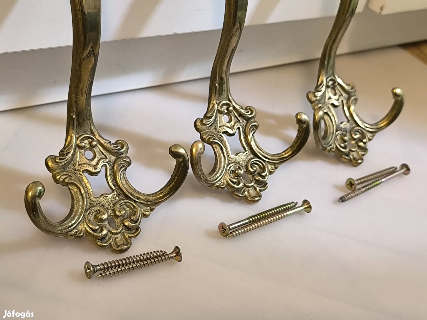 Réz akasztók, 3 db