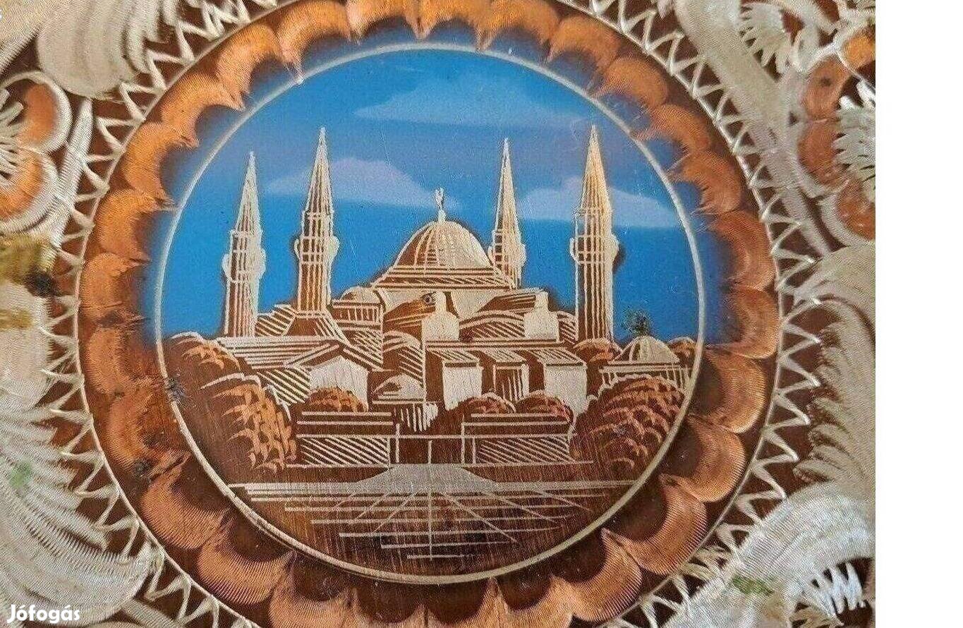 Réz dísztálkák keleti motívum