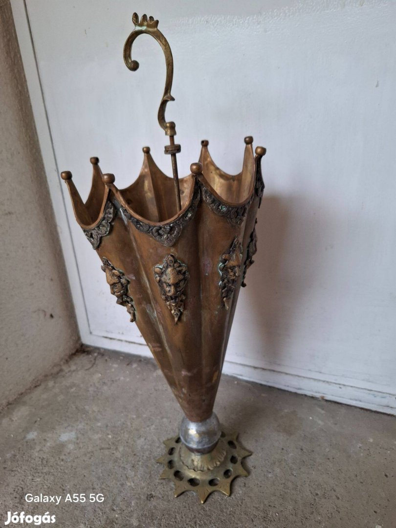 Réz esernyő tartó