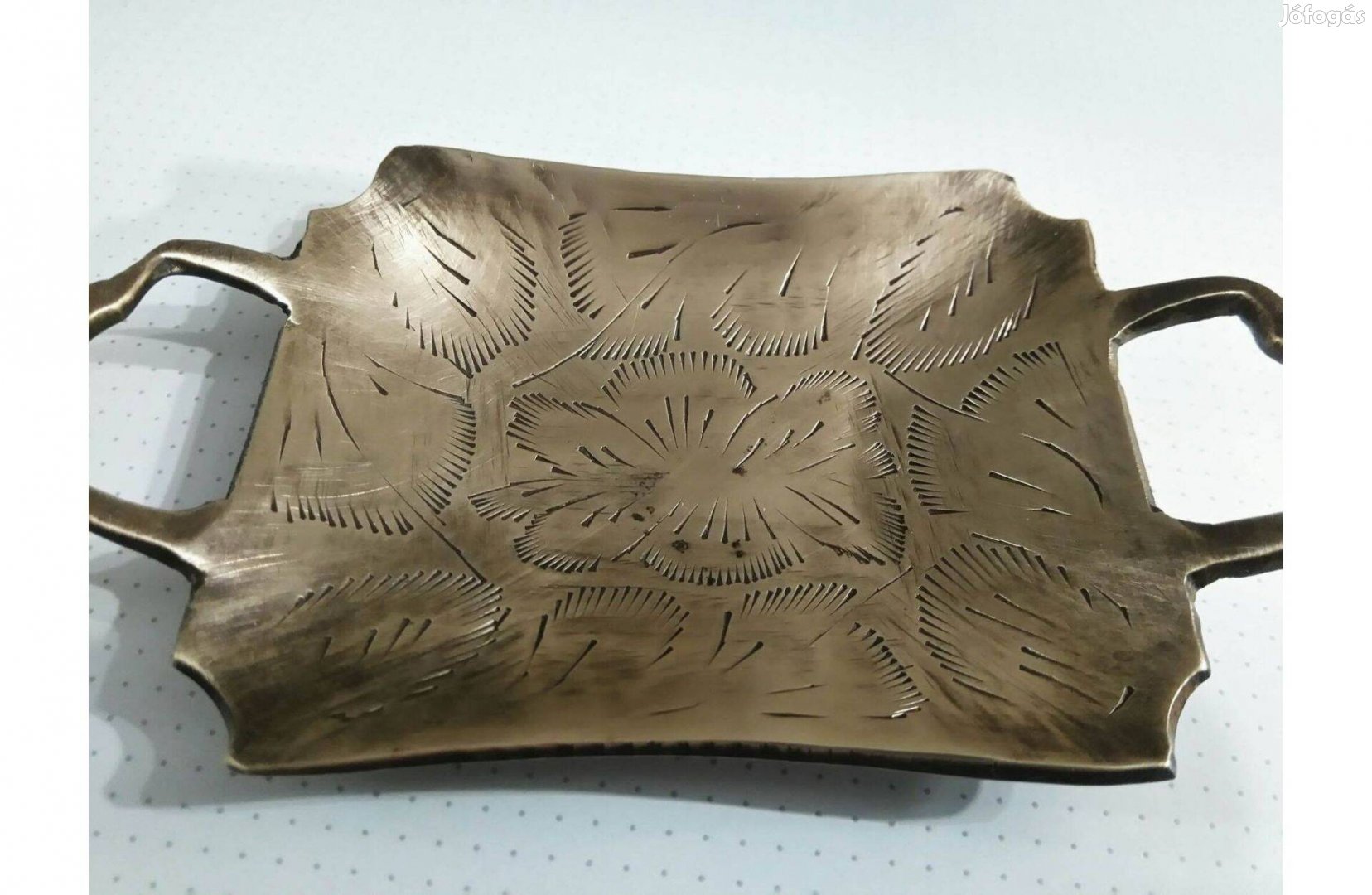 Réz füles tálka eladó