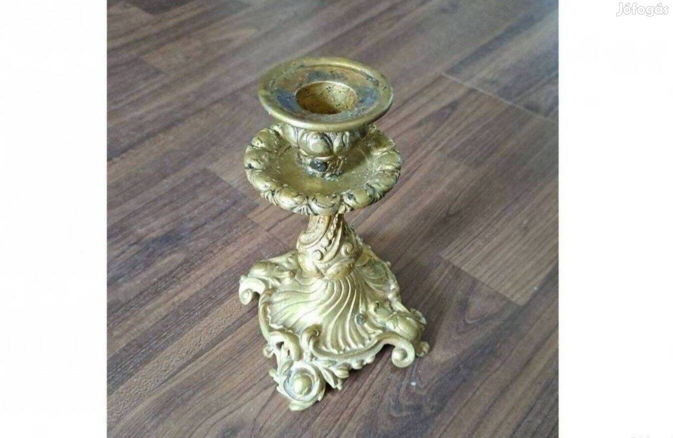 Réz gyertyatartó 18 cm