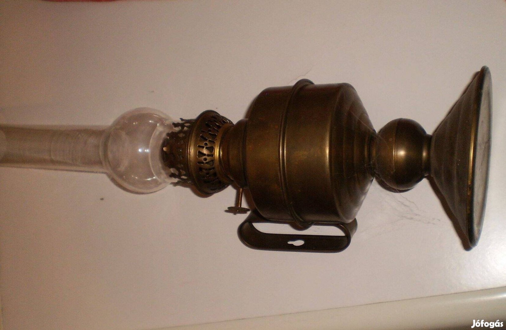 Réz petróleum lámpa