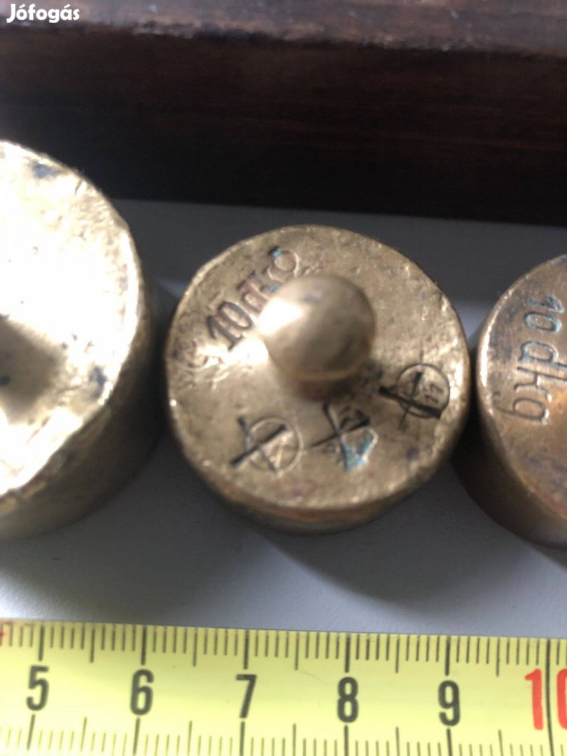 Réz sulyok eredeti tartóbanhiányos