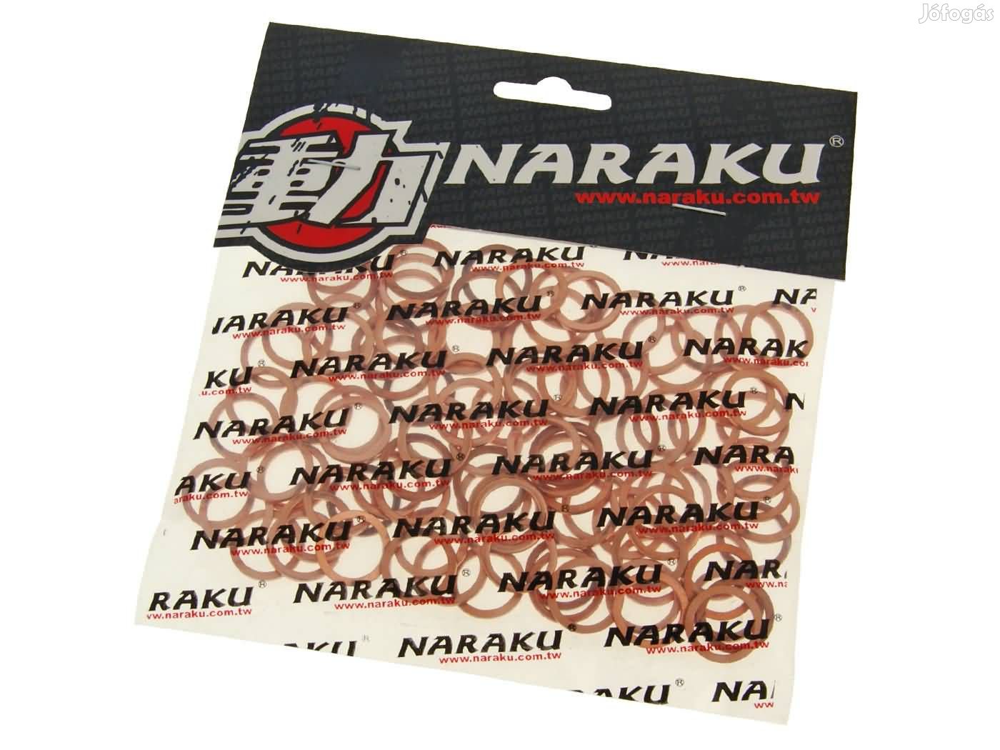 Réz tömítőgyűrűk Naraku 12x16x1.5mm 100 darab