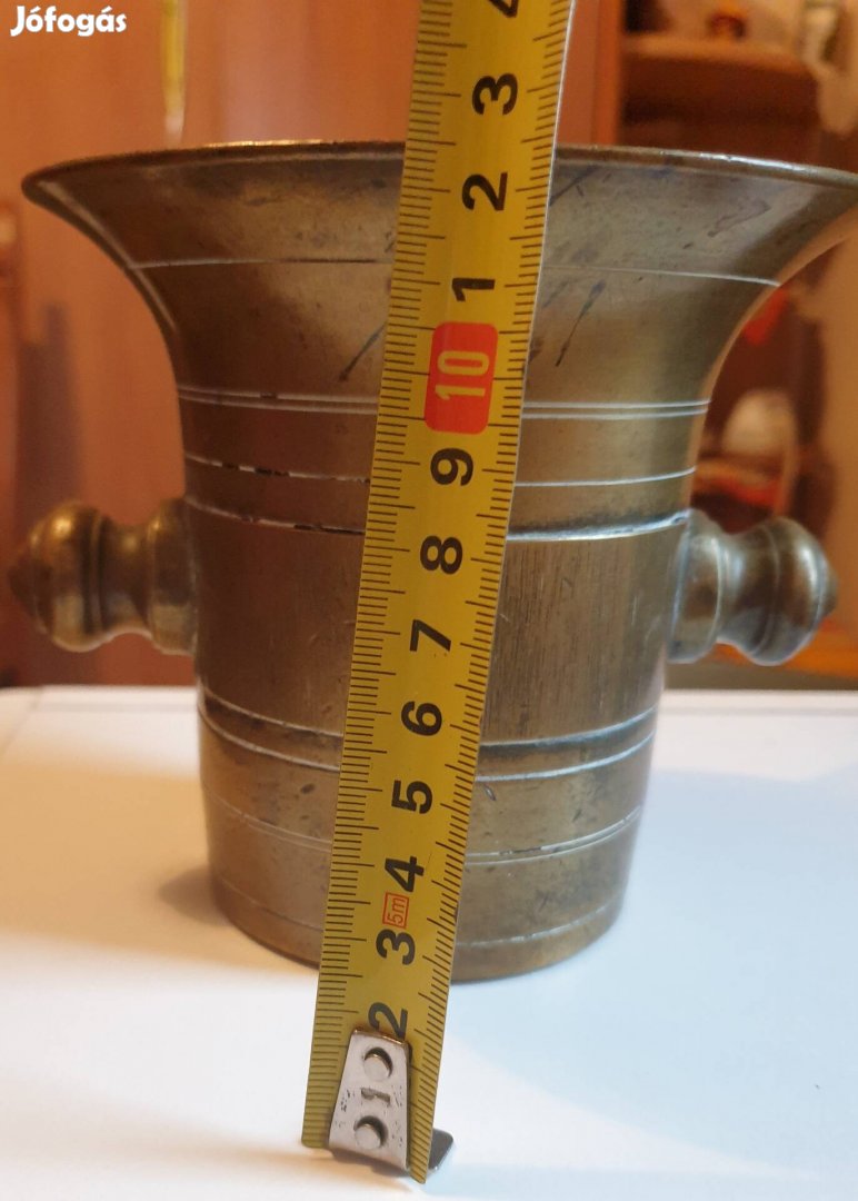 Rézmozsár eredeti törővel együtt eladó Xl.ker 