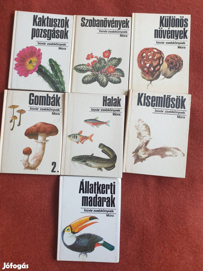 Rezró, búvár zsebkönyvek eladók Xl.kerületben 