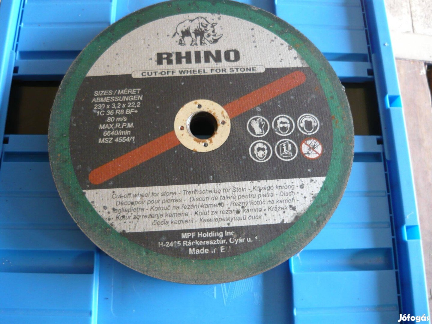 Rhino 230-as vágó korong