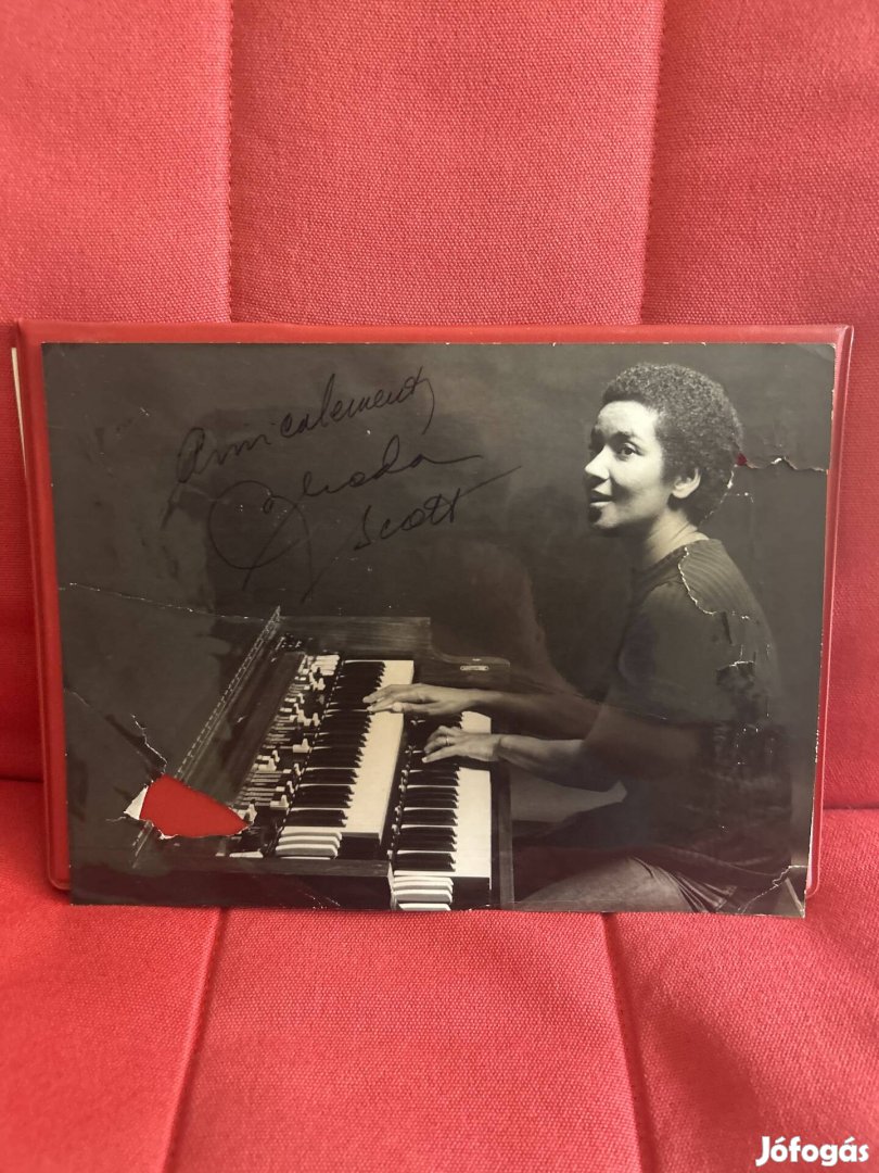 Rhoda Scott Dedikált fényképe sérült