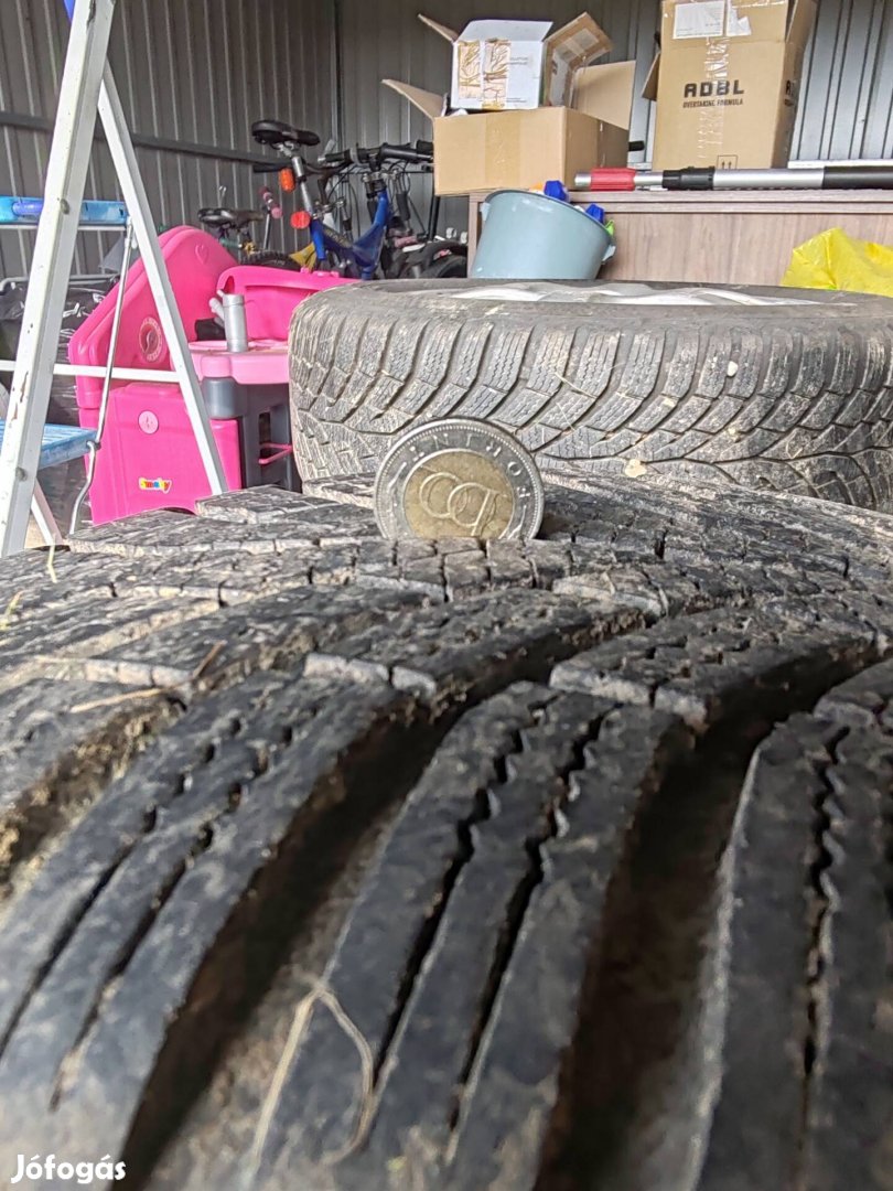 Rial 16" Alufelni 5x112, 1 szezont futott téli Continental gumikkal 