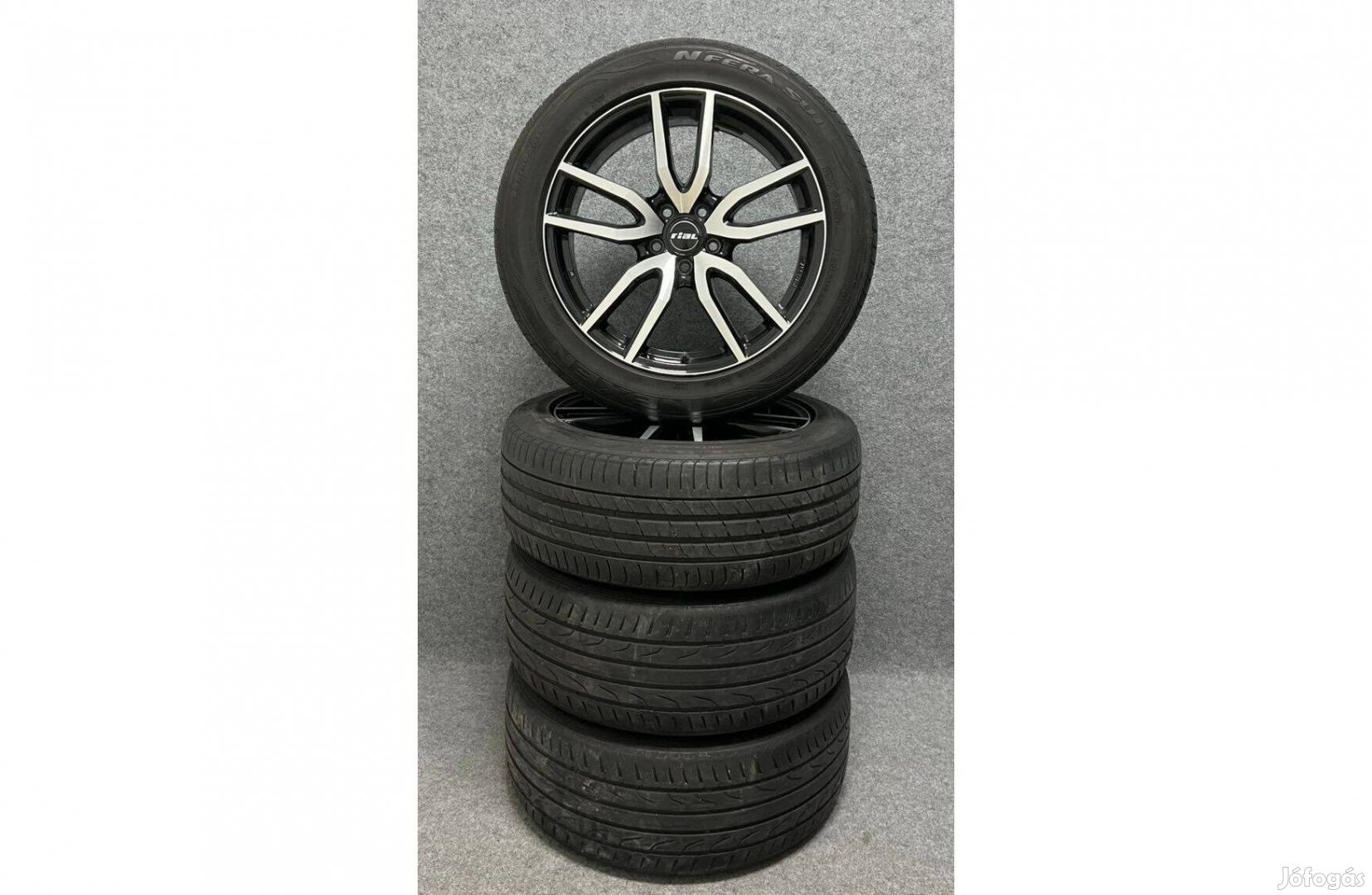 Rial 18" 5x108 alufelni felni 235/50r18 nyári gumi ford volvo
