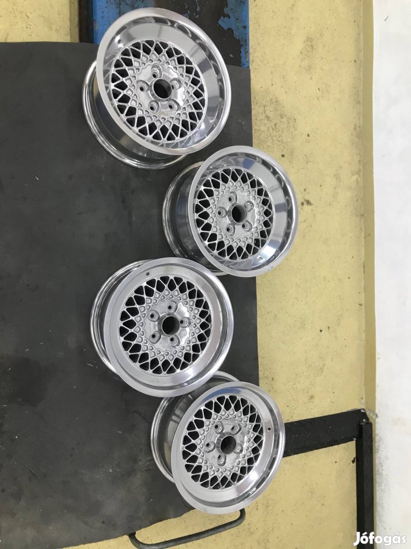 Rial Mesh 5x112 16 kétszéles alufelni szett Mercedes W123 W107 W116