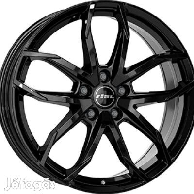 Rial  LUCCA Fényes fekete 7,5X17 5X108 ET45 CB70,1 | alufelni |