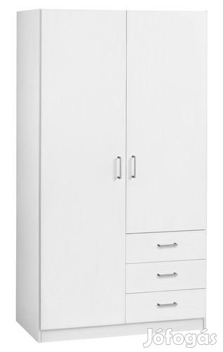 Riava gardróbszekrény 97cm F 2D3S Fehér