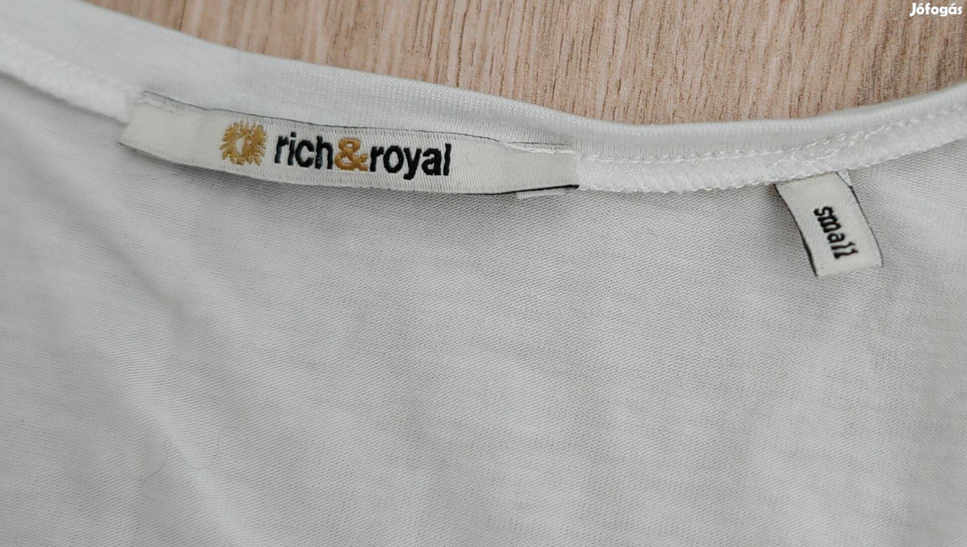 Richroyal fehér női strech felső S