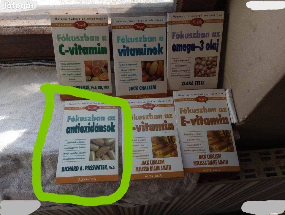 Richard A. Passwater Fókuszban az antioxidánsok