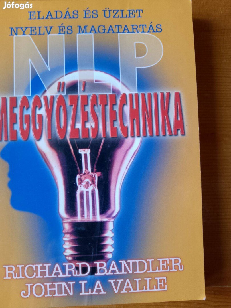 Richard Bandler Meggyőzéstechnika könyv Eladás és üzlet