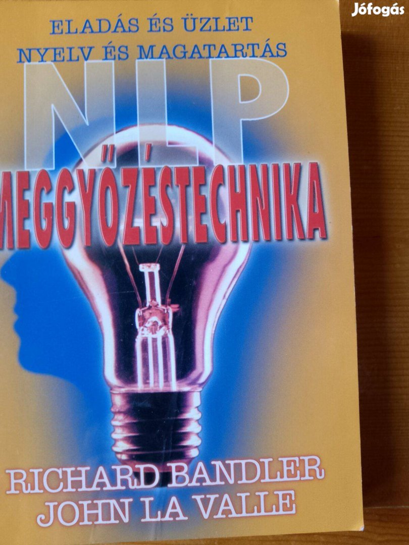 Richard Bandler Meggyőzéstechnika könyv Eladás és üzlet