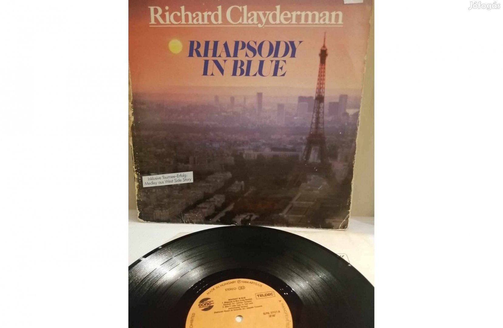 Richard Clayderman Rhapsody in blue bakelit lemez eladó!